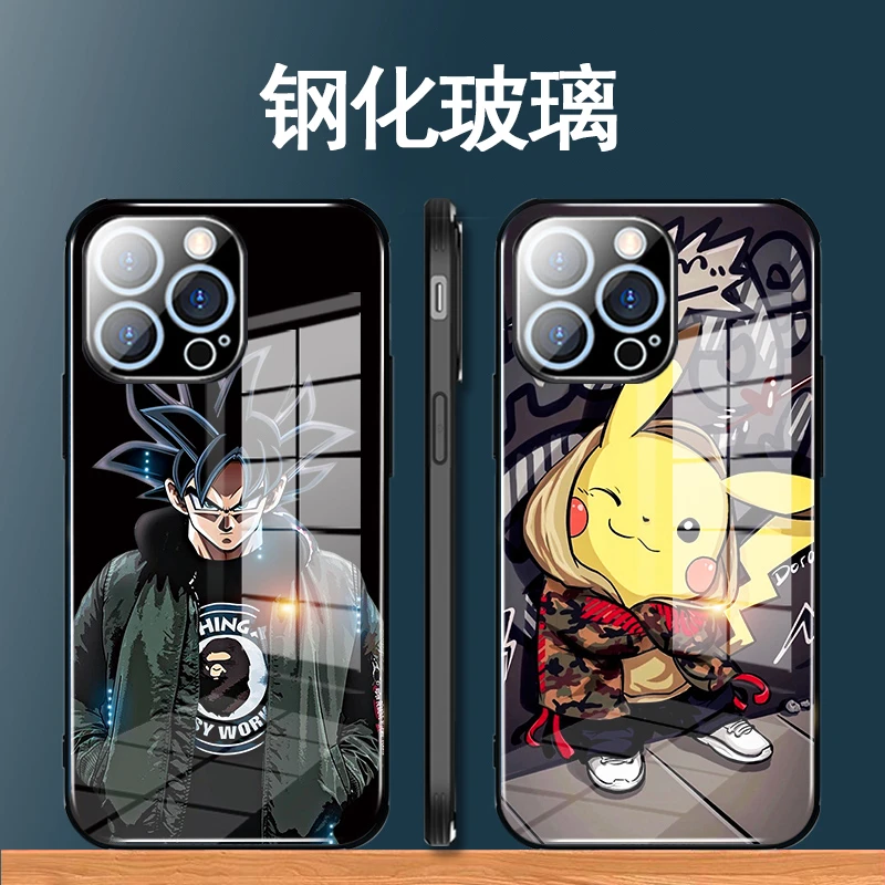 苹果14promax手机壳iPhone13新款12mini钢化玻璃11/XR男8plus/7P