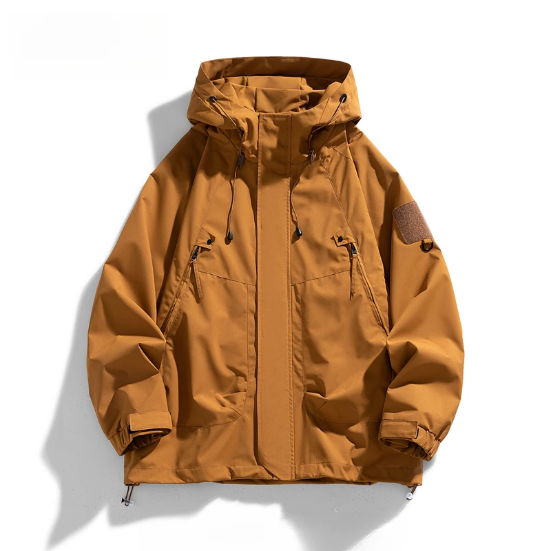 2024新款男女冲锋衣工装夹克男士春秋季机能户外运动山系登山外套