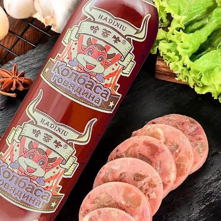 【哈蒂牛180g/根】俄罗斯风味牛筋肠180g俄式牛筋香肠开袋即食