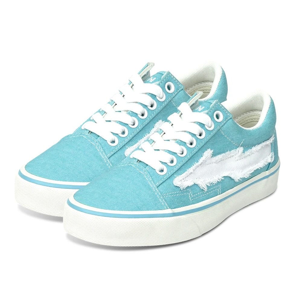 复仇风暴闪电帆布鞋牛仔系列