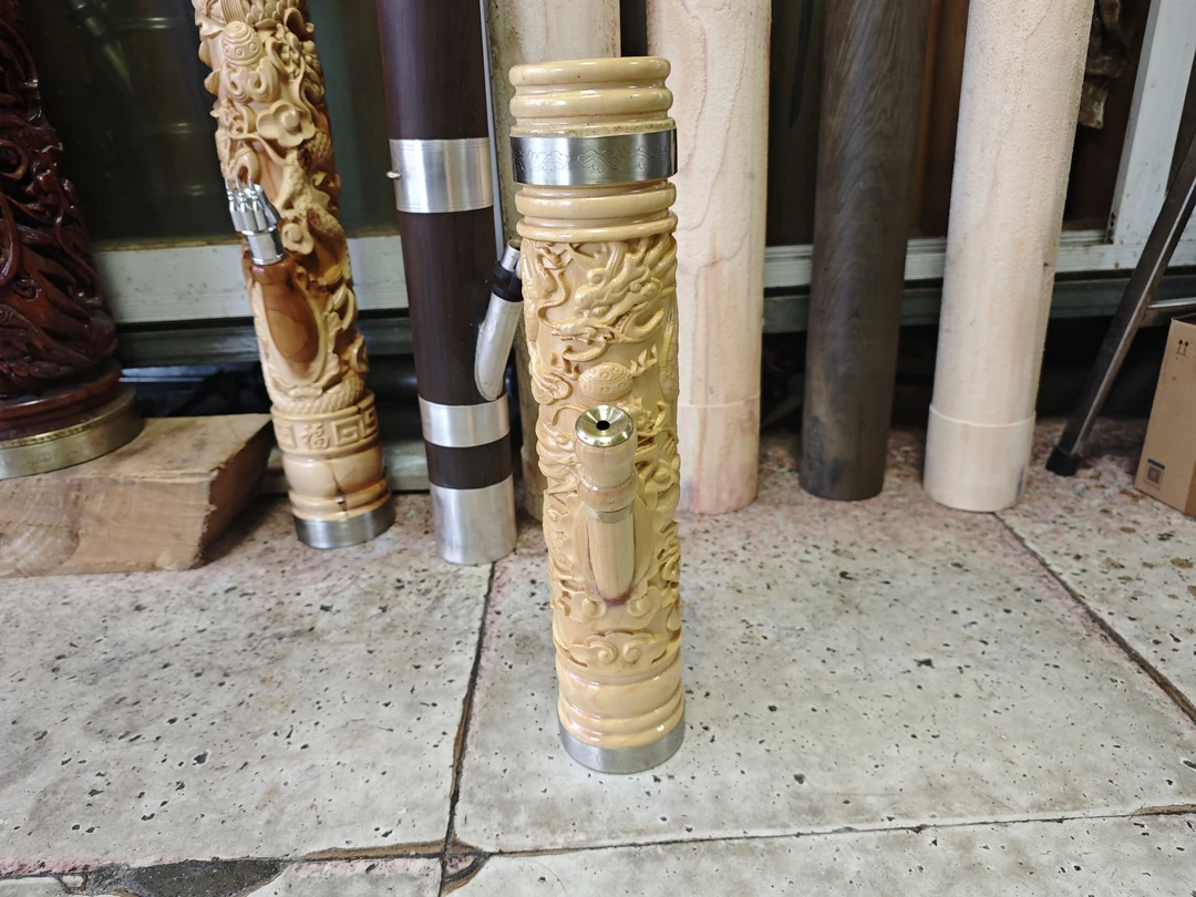 粉木（中号）云南特色工艺水筒筒