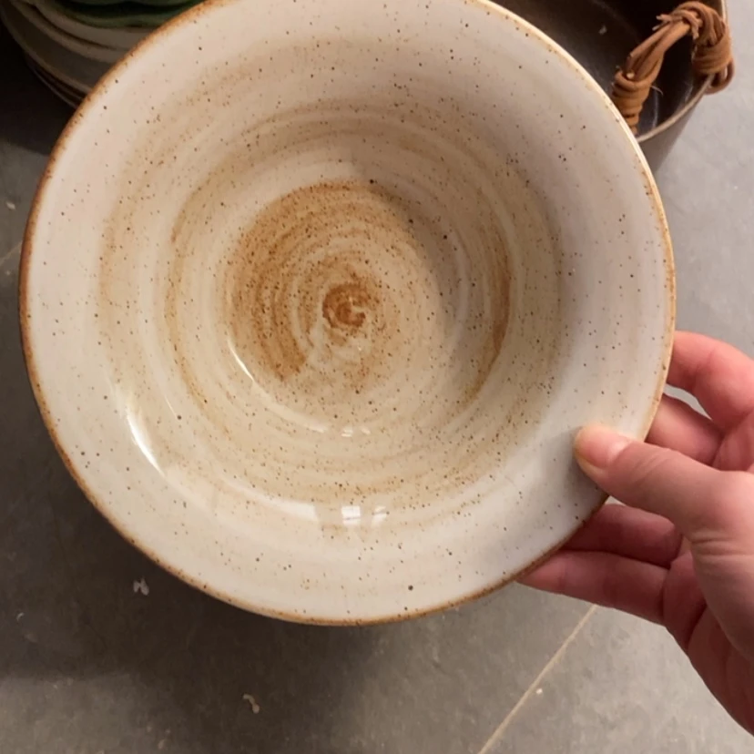 【闪购商品】瓷盘微瑕刷文草帽