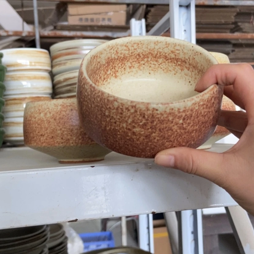 【闪购商品】瓷盘老年斑米饭碗