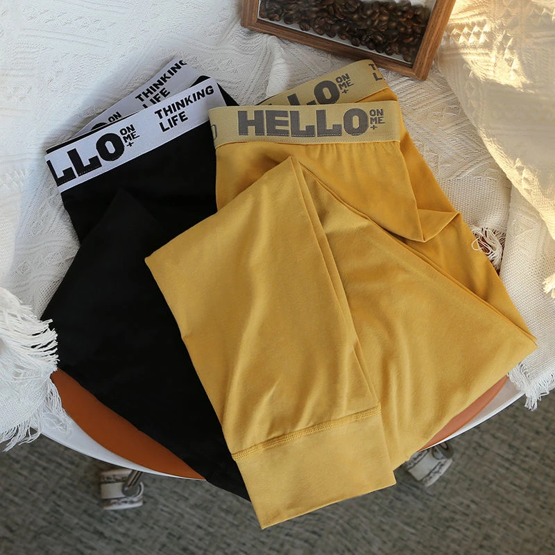 男士秋裤莫代尔秋裤男高弹紧身衬裤大码线裤高腰打底裤爆款保暖裤