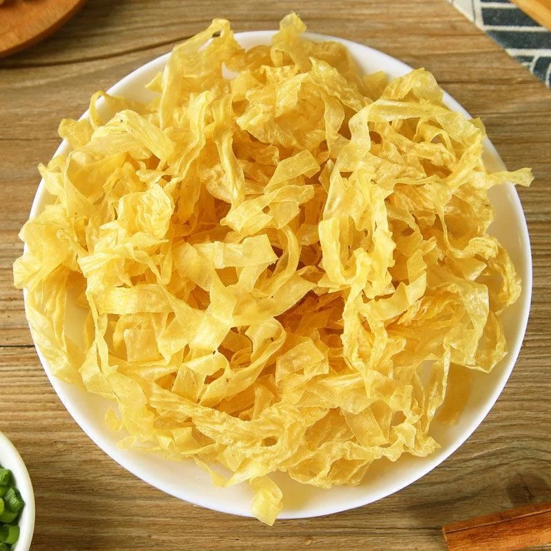 干豆皮无盐粒油豆皮豆腐皮干货商用凉拌菜干豆丝豆油皮豆皮丝大豆