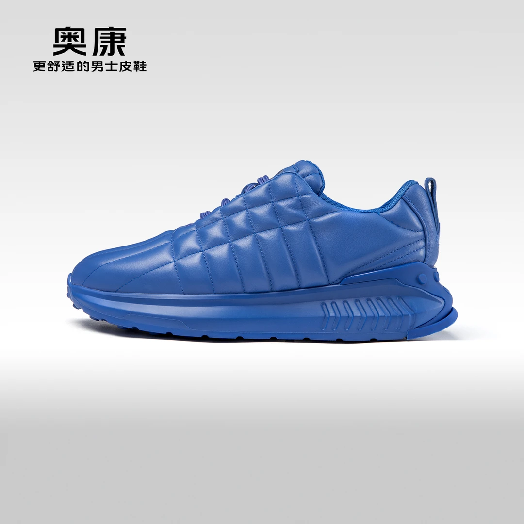 【运动皮鞋】奥康秋季新款 男时尚休闲真皮舒适鞋