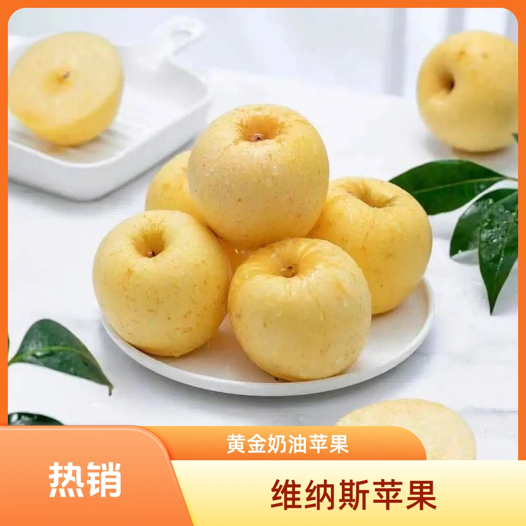 正宗沂蒙山维纳斯次果微瑕黄金苹果脆甜可口好吃食用