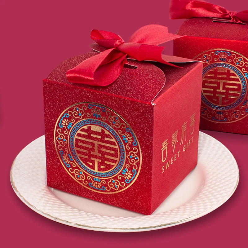 WoWo/喔喔结婚小礼盒婚庆手抓包礼袋糖果喜糖结婚礼物喜庆糖果