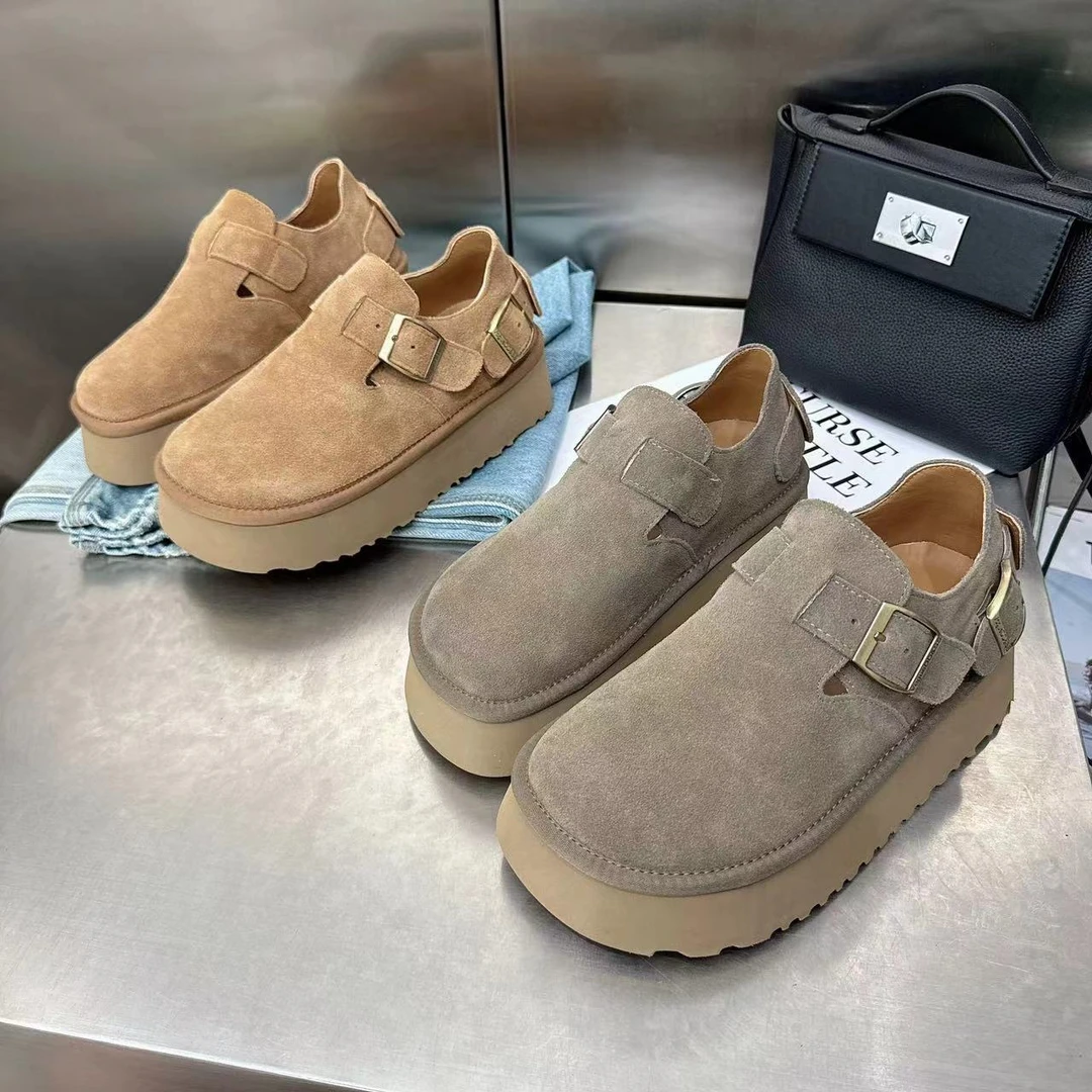 【媛媛の鞋店】763厚底博肯鞋