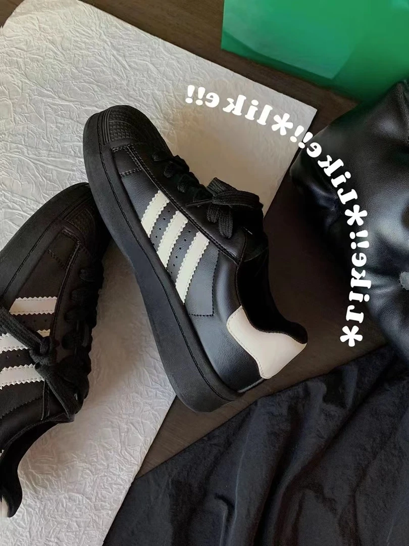 【媛媛の鞋店】2222-5真皮黑贝