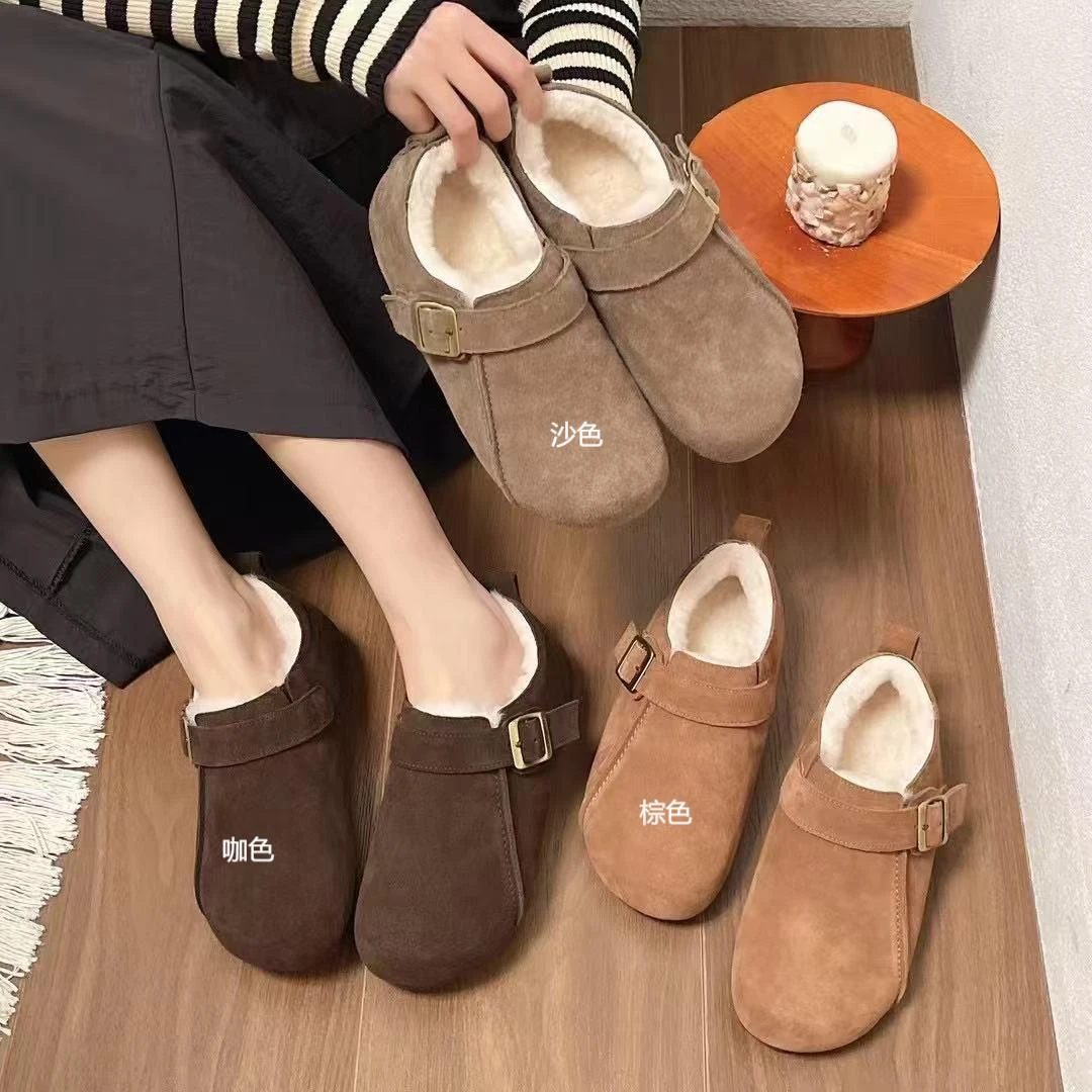 【媛媛の鞋店】现货6123 大棉真皮博肯