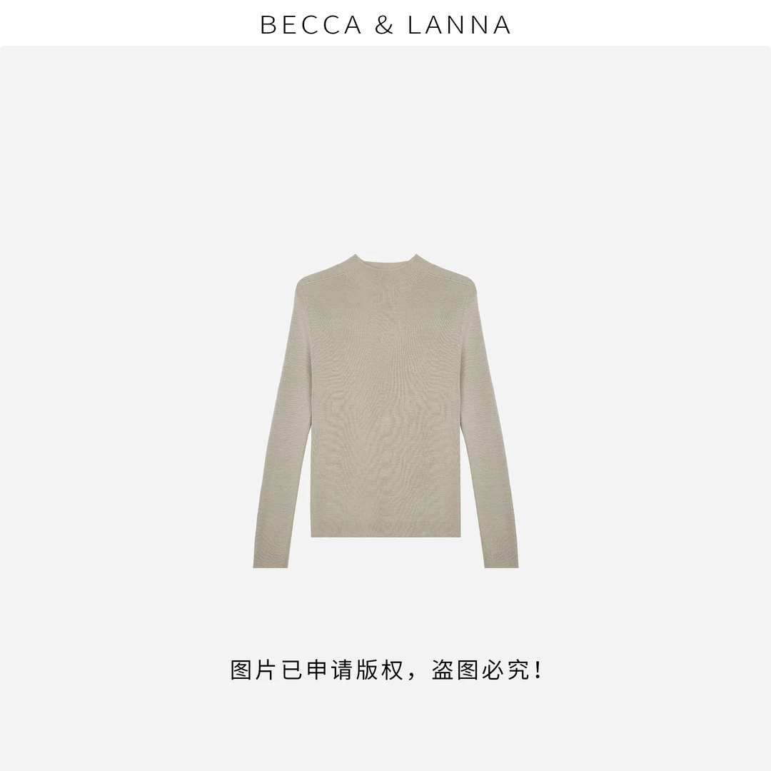 D0146 女士秋冬休闲气质长袖无缝一体针织衫上衣 女装