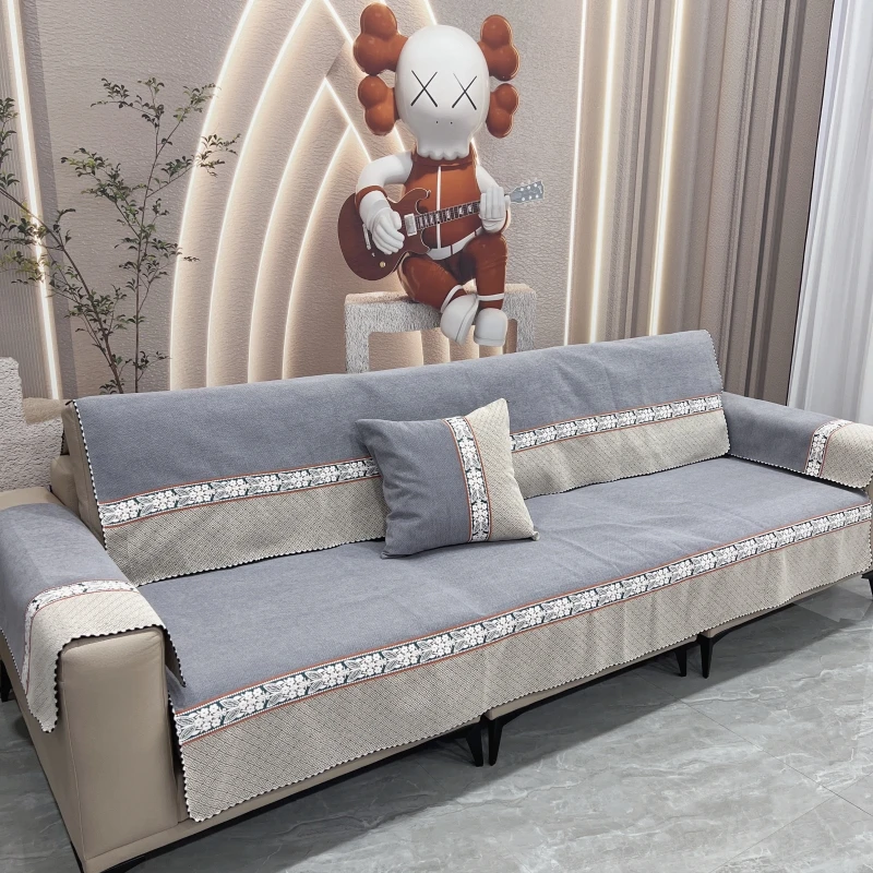 【高货沙发垫100*290】沙发垫四季通用防滑