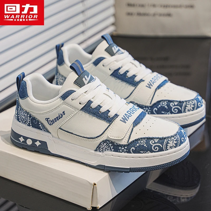 回力男鞋春季新款国潮风青少年潮流休闲百搭板鞋男士耐磨时尚潮鞋