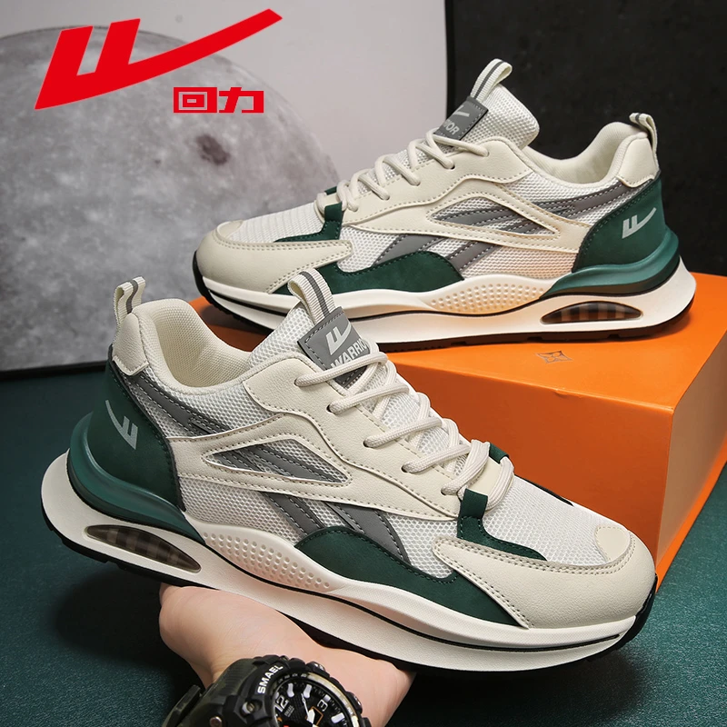 回力男鞋夏季透气青少年潮流百搭网面运动鞋男士时尚耐磨休闲潮鞋