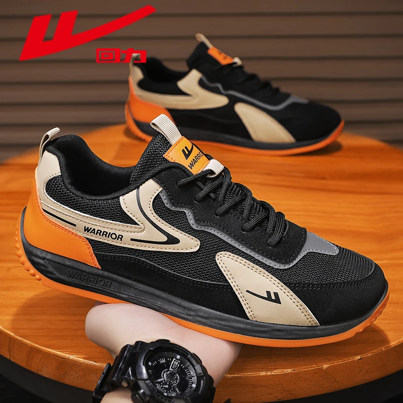 回力男鞋冬季新款时尚潮流百搭学生网面板鞋男士防滑跑步休闲潮鞋