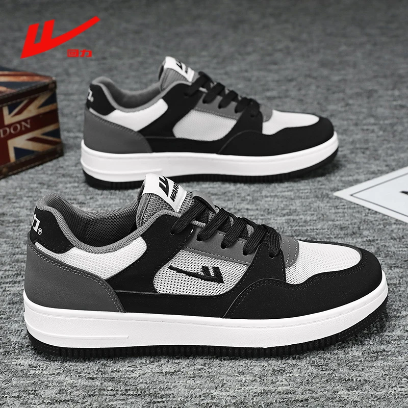 回力男鞋夏季透气薄款防臭网面板鞋男士百搭网红爆款时尚休闲潮鞋