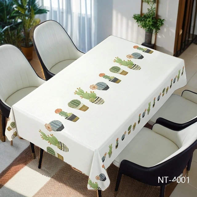 清新简约防水防烫防油免洗餐桌布长方形茶几欧式桌布PVC台布家用
