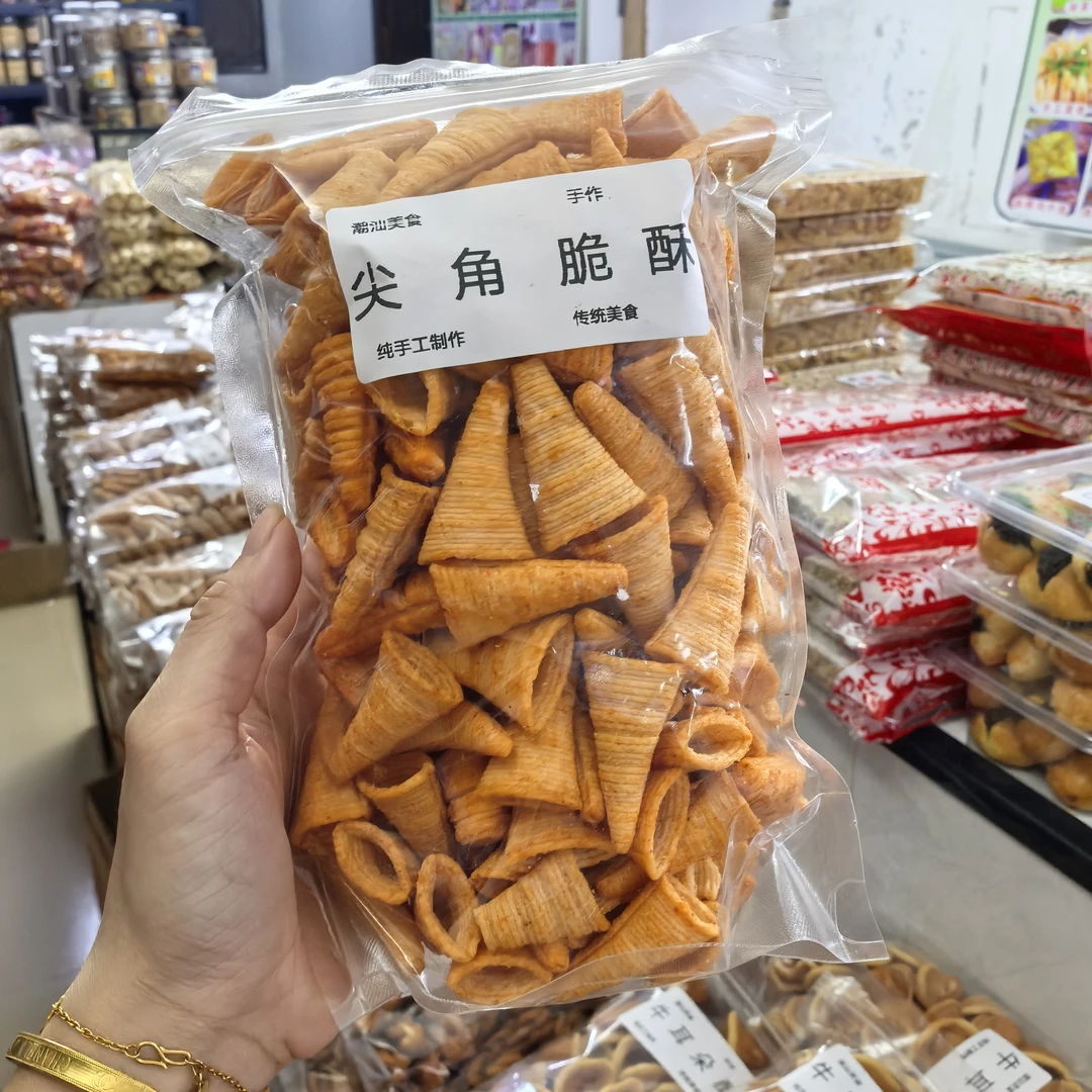 尖角脆三角妙脆牛角酥办公室解馋耐吃锅巴休闲零食小吃