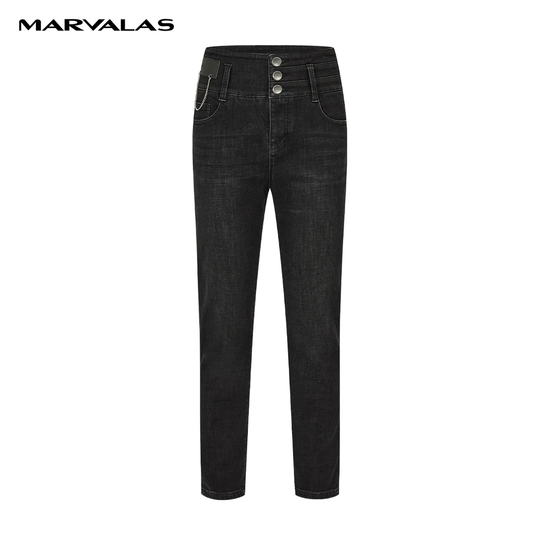 【诗语专属】紧身牛仔裤时尚M131108