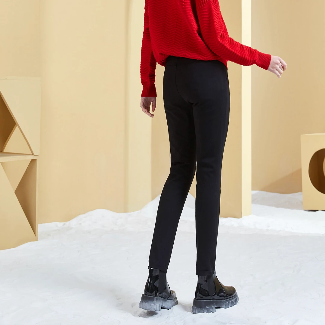 【籽言专属】曼德诗时尚百搭休闲羽绒裤130112-92899