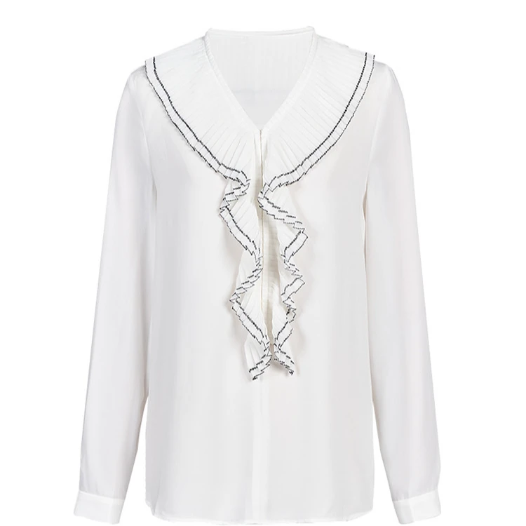 【籽言专属】衬衫上衣气质衬衣长袖时尚打底小衫M331196