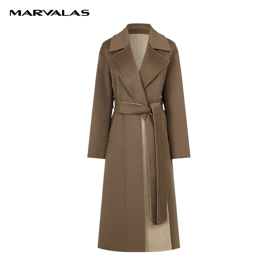 【小费班长专享】M426302719复古大衣中长款秋冬女士