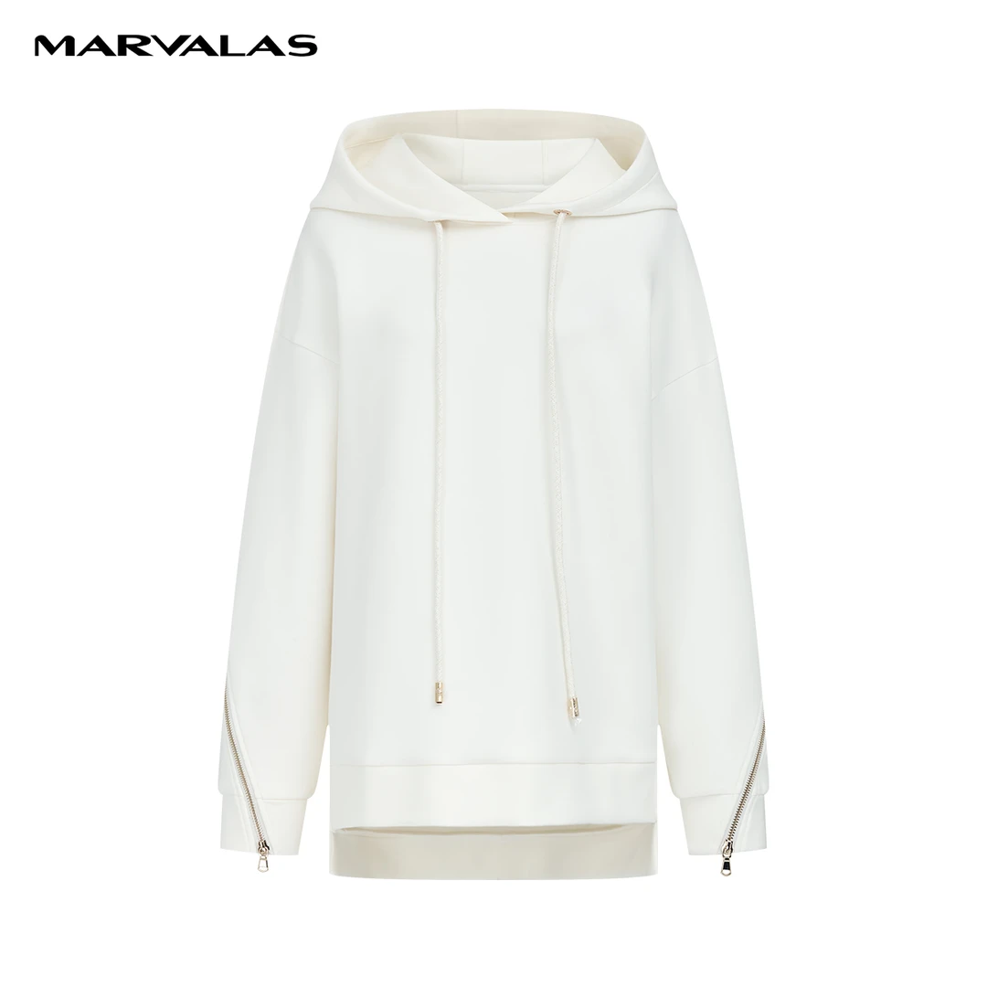 【小余专属】M317306641连帽卫衣2023冬季棉质休闲宽松套头衫