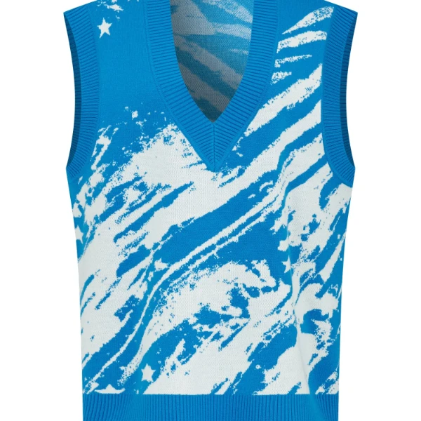 【诗语专属】2023秋冬加厚粗毛线外穿V领毛边坎肩背心M729007078