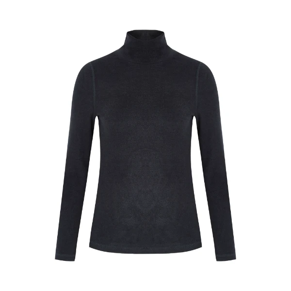 【小余专属】曼德诗长袖时尚女2023冬季修身针织上衣M331310