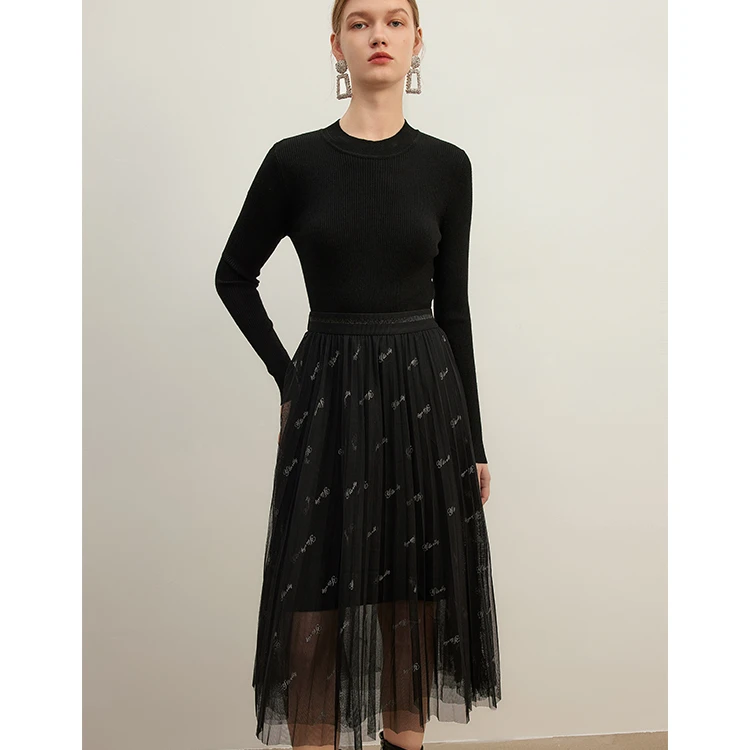 【诗语专属】气质女士设计感中长款外套Y550021