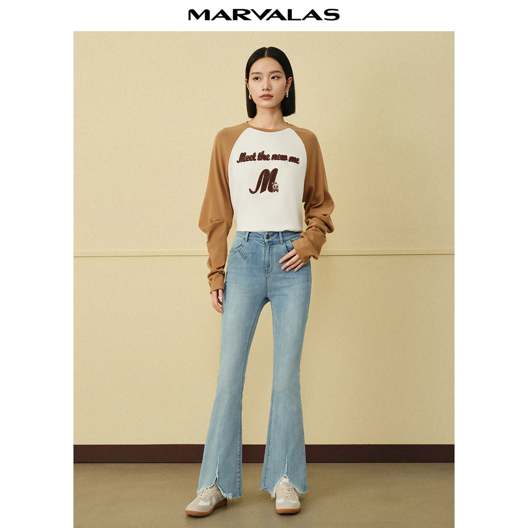 【小余专属】M103305691牛仔裤显瘦高腰时尚休闲