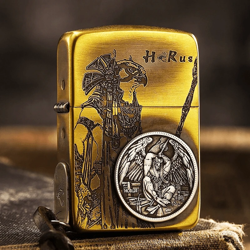 ZIPPO打火机1941阿努比斯-荷鲁斯正品防风打火机男士礼物TC9813TZ