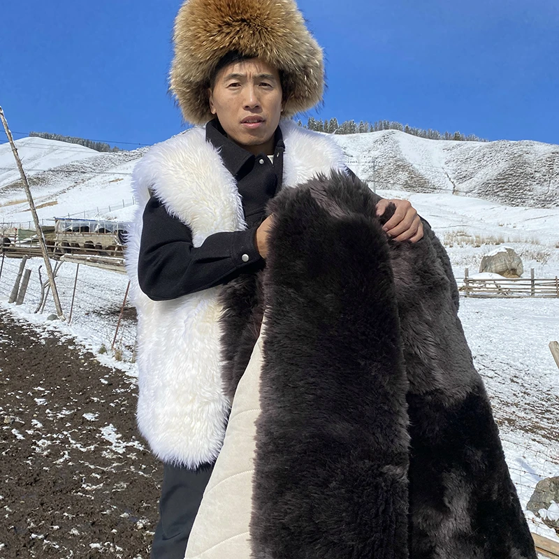 【升级加厚中毛】新疆剪绒羊皮褥子纯羊毛厚床垫床褥保暖吸湿防潮