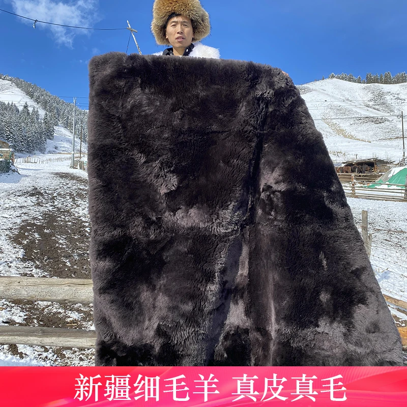 【升级加厚中毛】新疆剪绒羊皮褥子纯羊毛厚床垫床褥保暖吸湿防潮