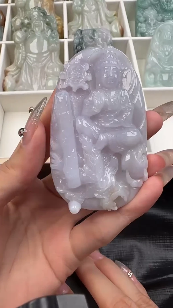 【闪购商品】翡翠挂件未镶嵌玉龙观音
