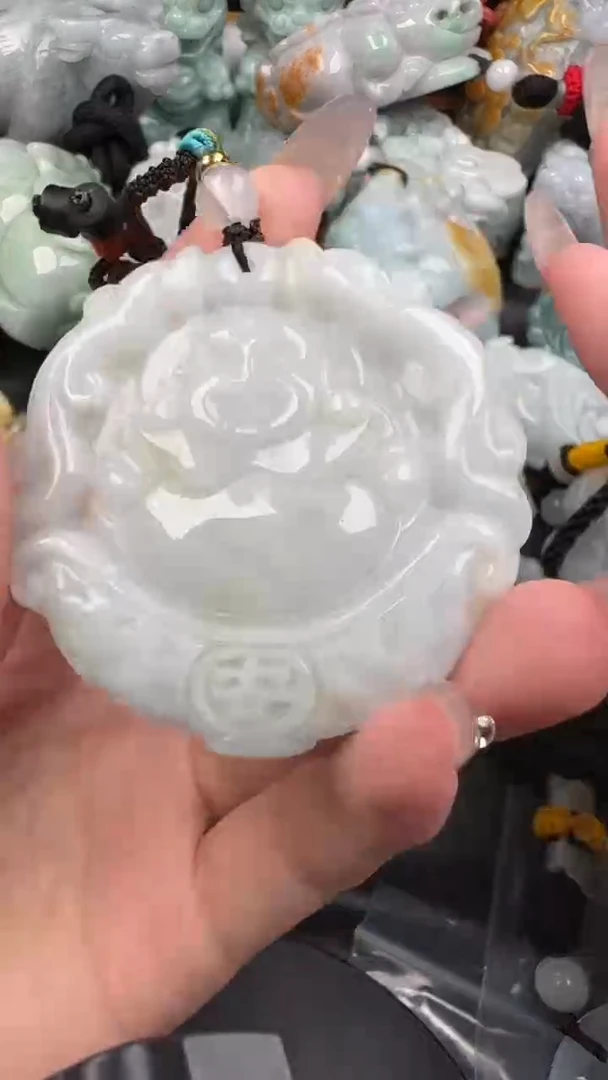 【闪购商品】翡翠挂件未镶嵌大肚佛