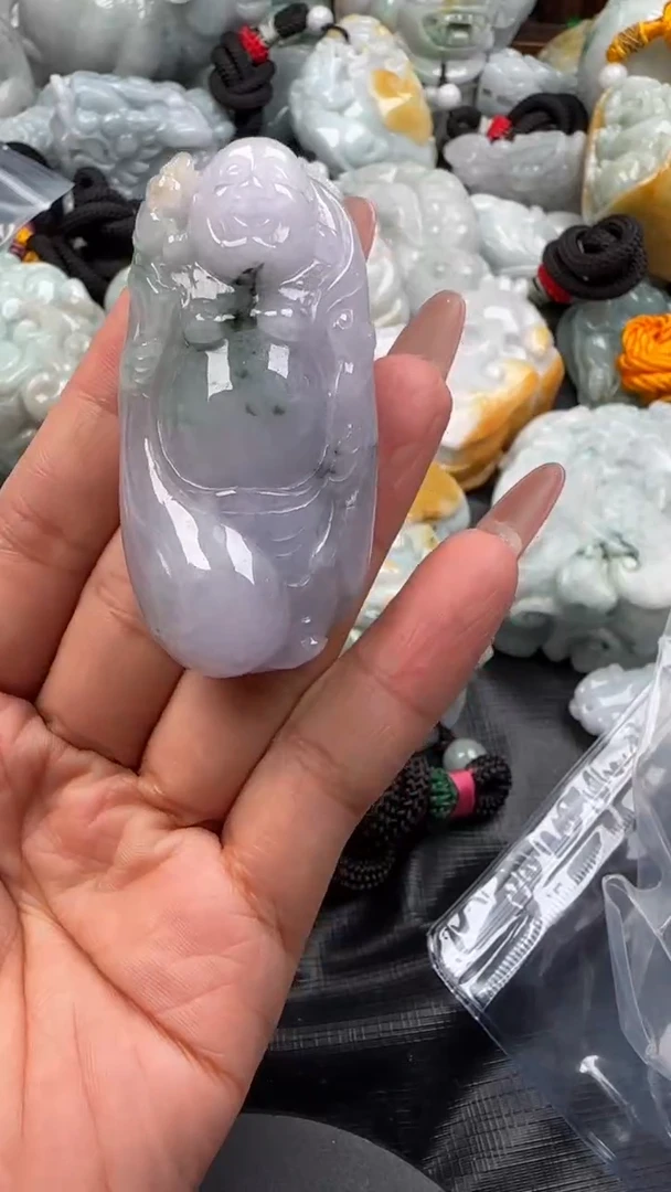 【闪购商品】翡翠挂件未镶嵌大肚佛