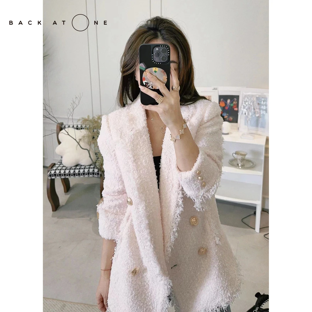 BackAtOne  “粉缤纷 ”贵族世家高定粉色小香西装  BDF-1BC099E-K