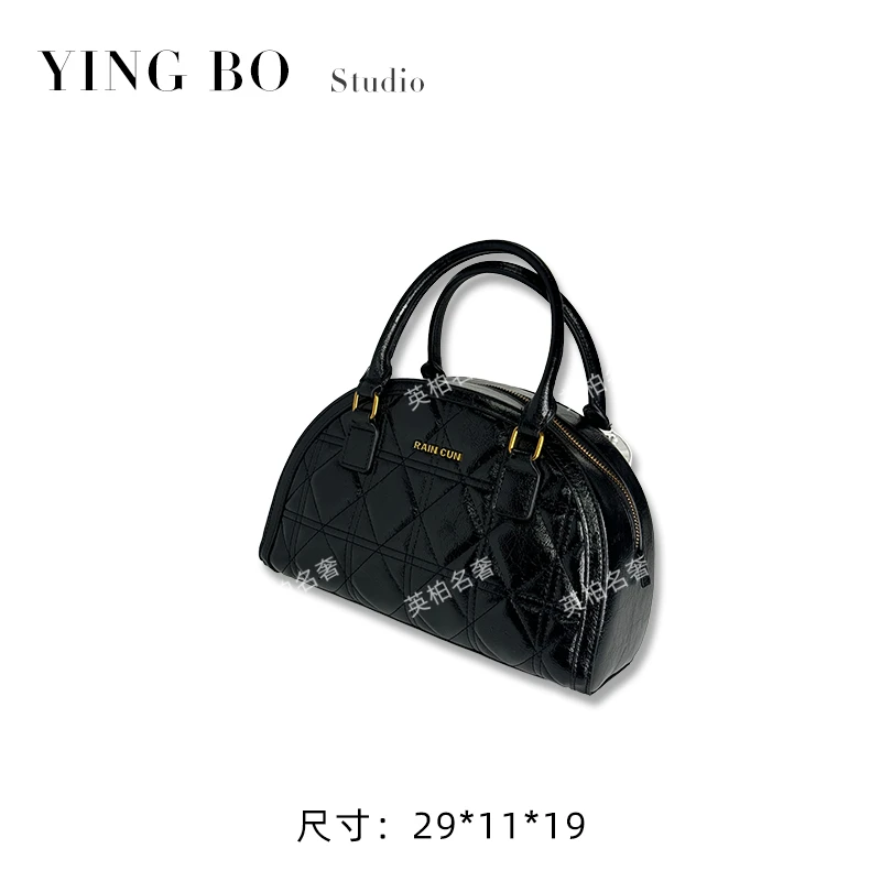 【英柏甄选】CF-3268-黑色 然与纯小众设计感时尚单肩百搭女包