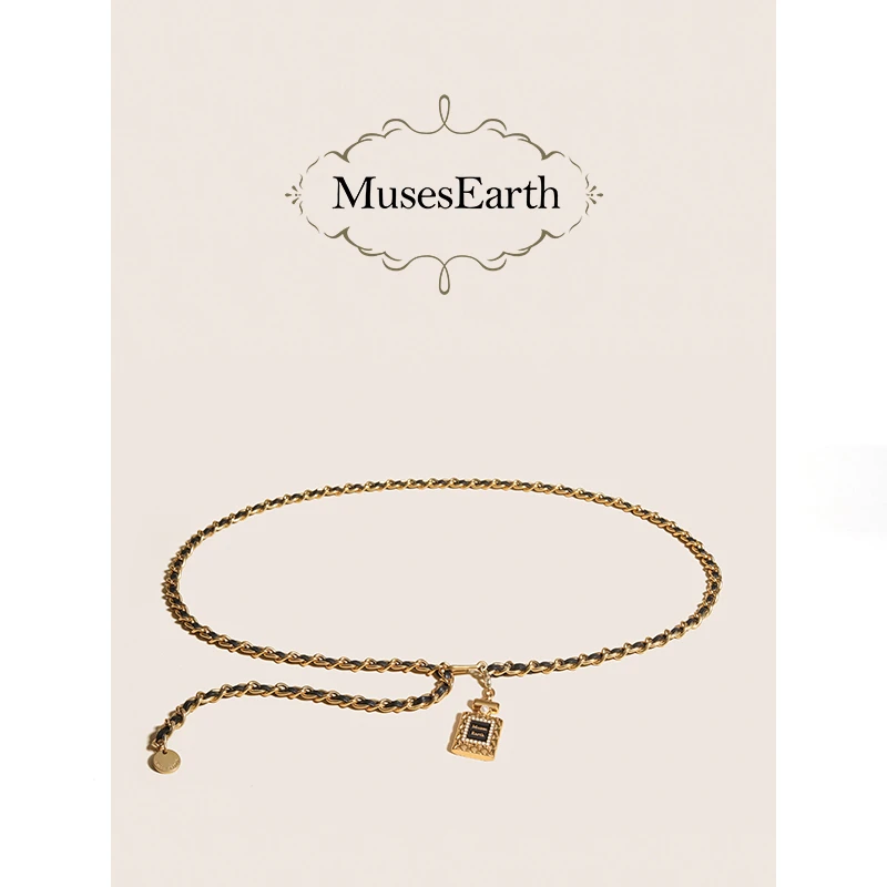 MusesEarth小香风香水瓶细腰链