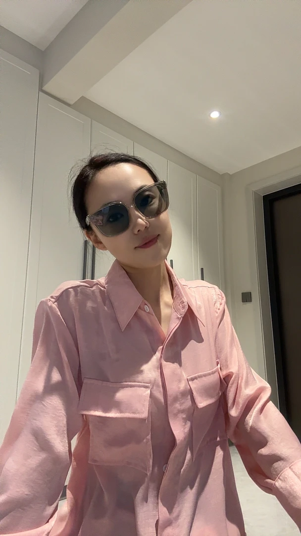 2024新款粉色时尚休闲百搭衬衫515