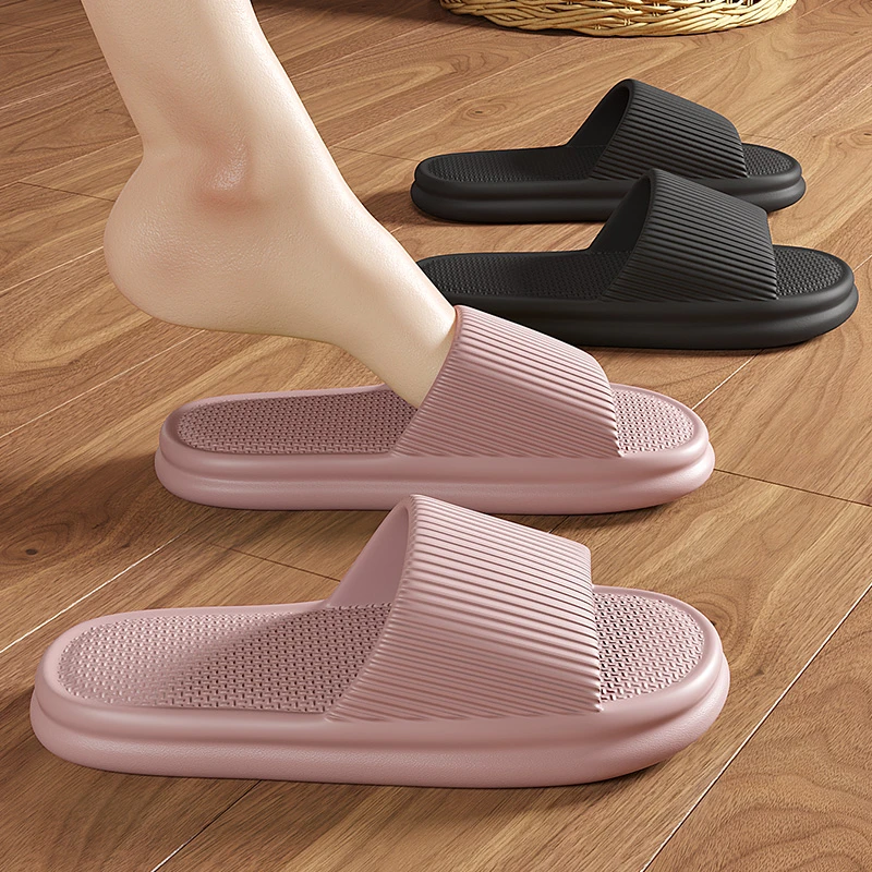 浴室洗澡凉拖鞋女夏季2025新款厚底室内家居情侣一对防滑拖鞋男士