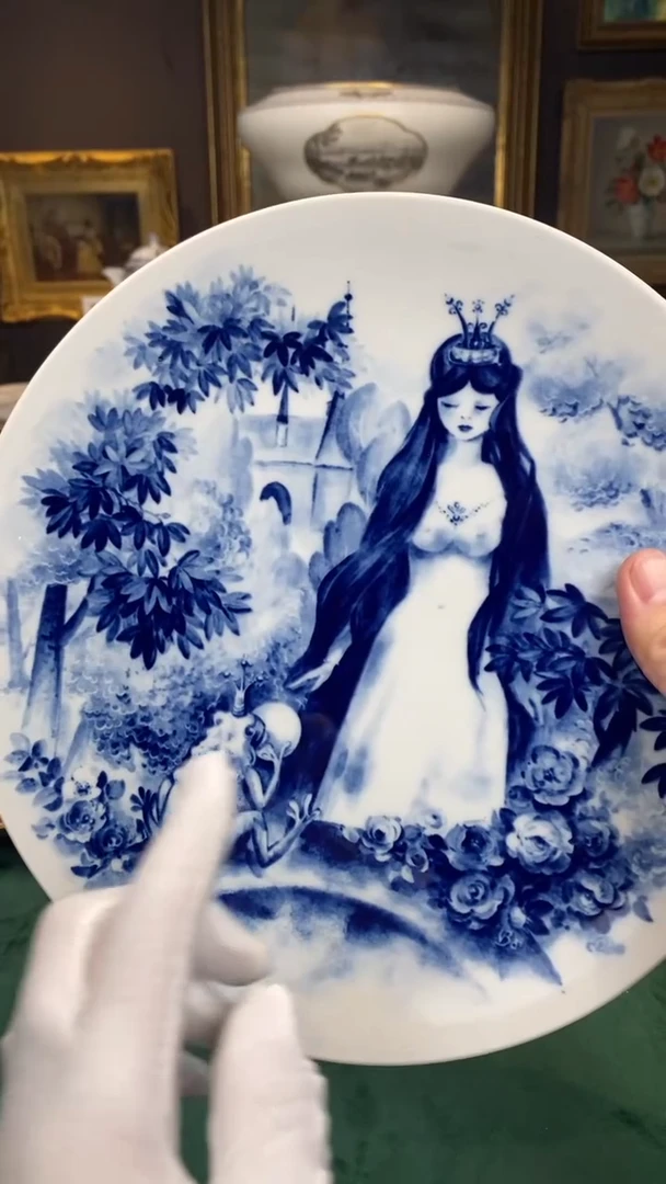 【闪购商品】瓷片梅森一等1982年青蛙王子