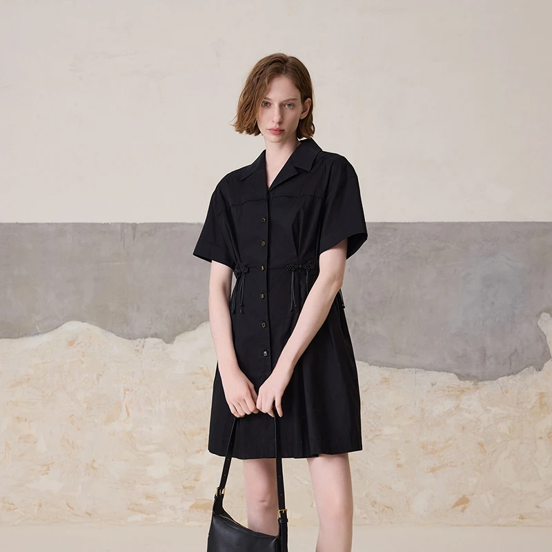 MSLAN【商场同款】新款印花连衣裙MFBN4109