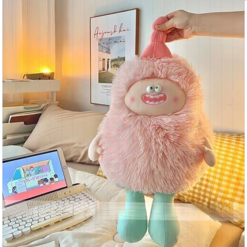 可爱搞怪可爱长毛小怪兽毛绒玩具公仔丑萌玩偶超软布娃娃送女生