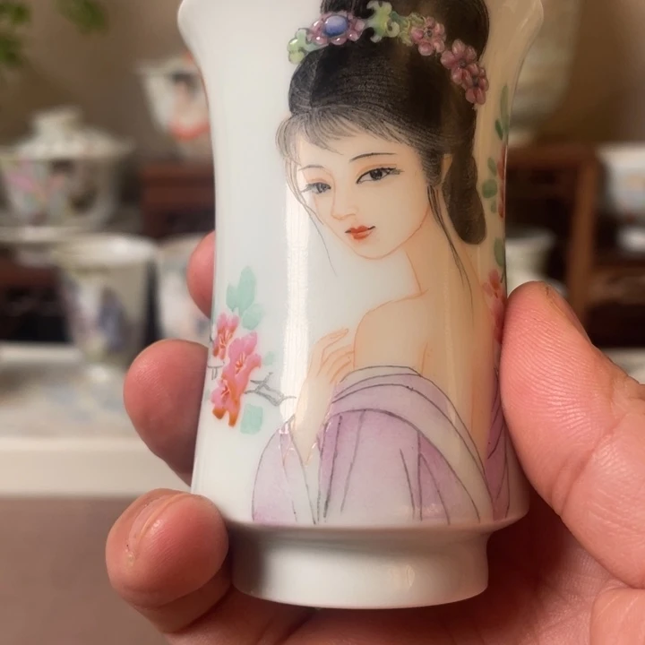 清*景德镇陶瓷,手绘人物