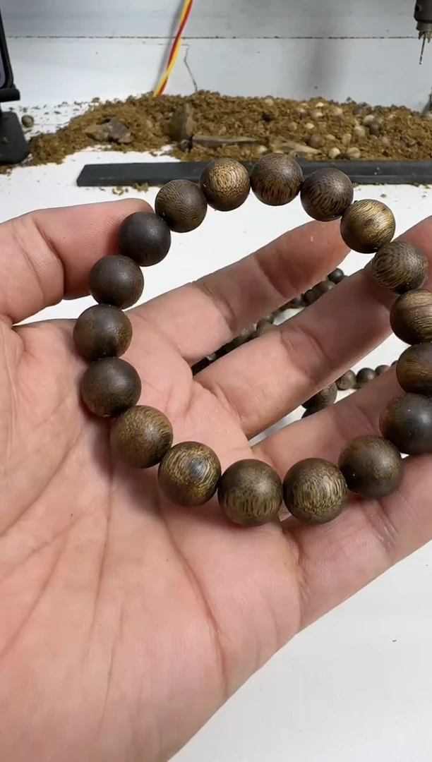 【闪购商品】沉香手串乌身1.2规格单圈13克