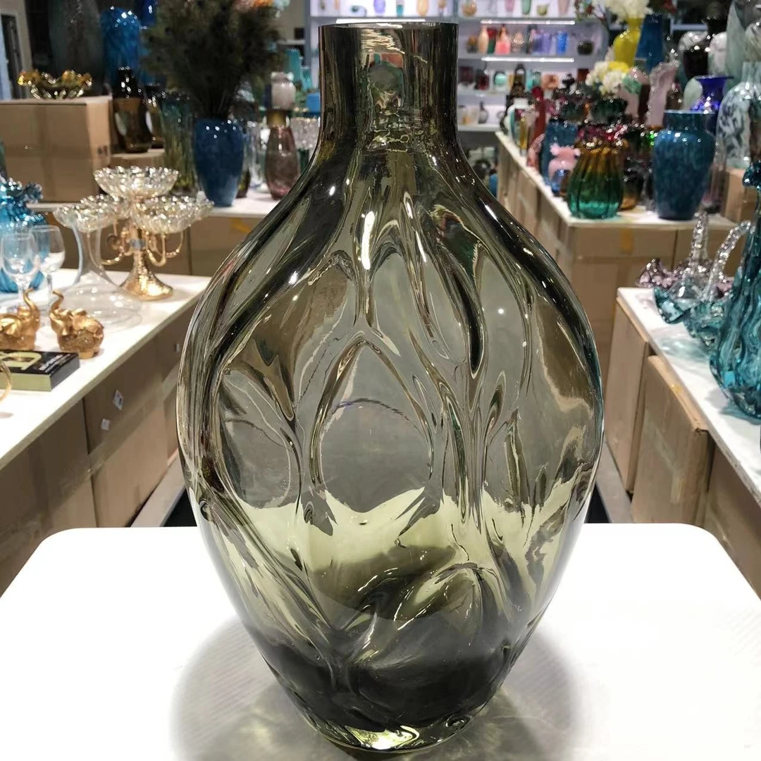 [K223]孤品琉璃细口花瓶