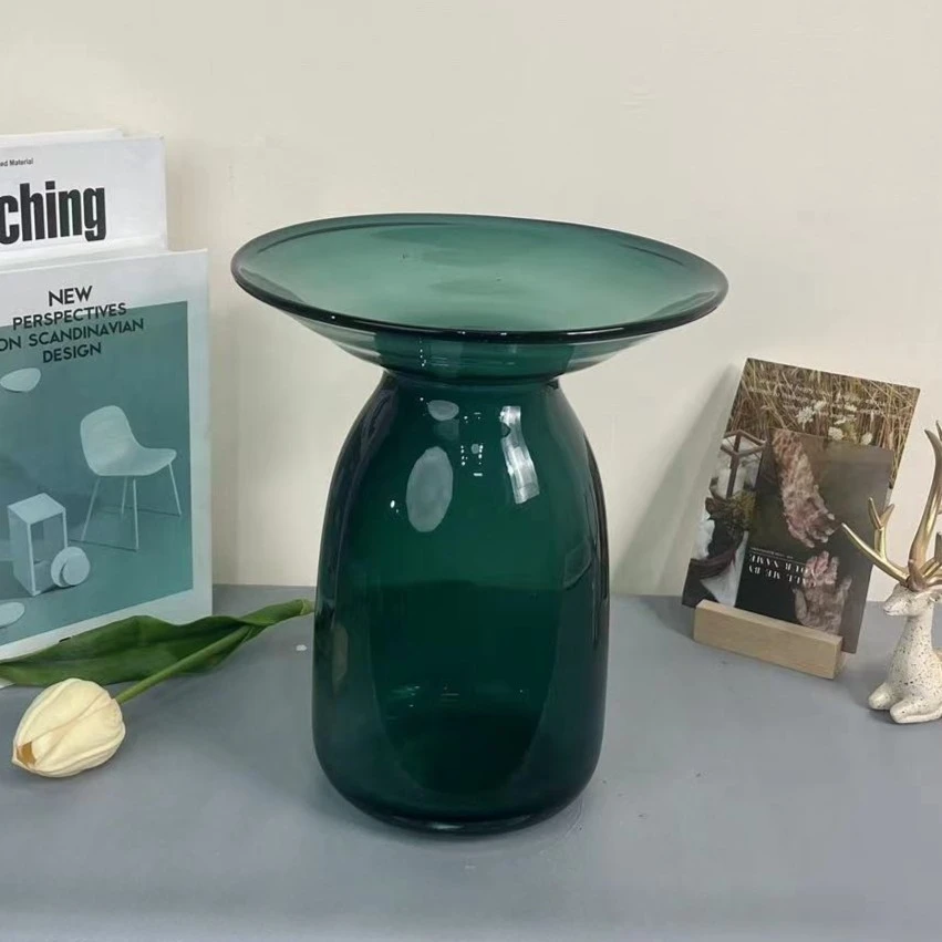[JF-023]绿色不规则创意花瓶